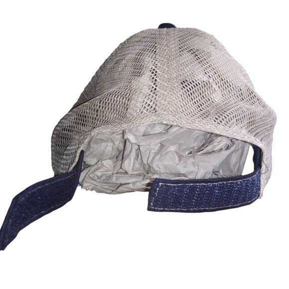 FORD INFINITY Blue and Tan Mesh Trucker Hat Ford Baseball Cap Mesh Hat OSFM - Picture 5 of 10